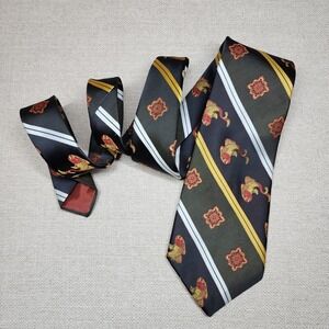 70s Wide Necktie Tie Fish Thick Polyester Ugly Funky Disco 4.25"W x 54" L